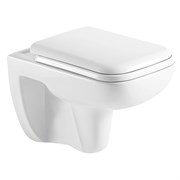 AZARIO Унитаз подвесной  Pavia 550х350х375 безободковый, с сидением микролифт (AZ-2005) AZ-2005