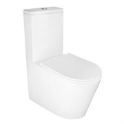 AZARIO Унитаз-компакт  Maro 670x380x850 напольный, безободковый, с бачком и сиденьем микролифт (AZ-2125A-R) AZ-2125