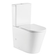 AZARIO Унитаз-компакт  Vetro 605х380х825 напольный, безободковый, с бачком и сиденьем микролифт (AZ-2149) AZ-2149