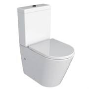 AZARIO Унитаз-компакт  Luana 615х375х840 напольный, безободковый, с сиденьем микролифт (AZ-8593) AZ-8593