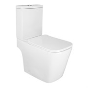 AZARIO Унитаз-компакт  Ferra 365х650х785 напольный, безободковый, с быстросъемным сиденьем микролифт (AZ-1015) AZ-1015
