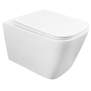 AZARIO Унитаз подвесной  BOCA 360х510х350 безободковый, c сиденьем микролифт (AZ-1048 A) AZ-1048 A