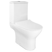 AZARIO Унитаз-компакт  Mist 385х610х800 напольный, безободковый, с быстросъемным сиденьем микролифт (AZ-45) AZ-45
