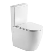 AZARIO Унитаз напольный  LUMA TORNADO FLUSHING безободковый в комплекте с бачком и сиденьем микролифт, дюропласт. 595*360*820 мм (AZ-1253ST) AZ-1253ST