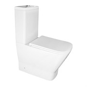 AZARIO Унитаз-компакт  Joy 365х620х805 напольный, безободковый, слив " скрытый Торнадо", с быстросъемным сиденьем микролифт (AZ-2168-UQ3) AZ-2168-UQ3