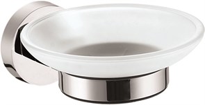 AZARIO Мыльница стеклянная NESSY, хром (AZ-73108) AZ-73108