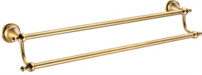 AZARIO Полотенцедержатель ELVIA трубчатый двойной, золото (AZ-91102G) AZ-91102G