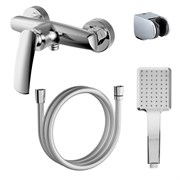 AZARIO Смеситель для душа REULEAUX с ручным душем, керамический картридж, хром (AZ-VWF338296C) AZ-VWF338296C