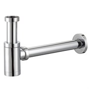 AZARIO Сифон для раковины G 1 1/4, без выпуска, цилиндр, латунь, хром (AZ-108-CHR) AZ-108-CHR