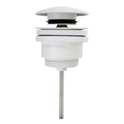 AZARIO Донный клапан для раковины, CLIC-CLAC, 1 1/4, латунь, белый (AZ-105-WHI) AZ-105-WHI