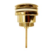 AZARIO Донный клапан для раковины, CLIC-CLAC, 1 1/4, латунь, золото (AZ-105-GL) AZ-105-GL