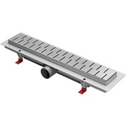 AZARIO Душевой лоток D40 Medium 850 мм, боковой слив, пластиковый, решетка из нержавеющей стали (AZ-CH 850 M) AZ-CH 850 M