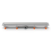 AZARIO Душевой лоток D50 Klasik 850 мм, боковой слив, пластиковый, решетка из нержавеющей стали (AZ-CH 850/50 K) AZ-CH 850/50 K