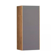 AQUATON Шкаф Сохо подвесной, Дуб Веллингтон/Графит софт (1A258403AJA00) 1A258403AJA00