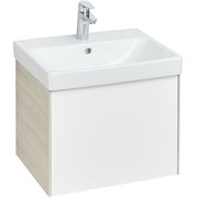 AQUATON Тумба под раковину Асти 55 подвесная, белая (1A263101AXD70) 1A263101AXD70