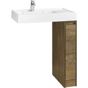 AQUATON Тумба под раковину Лондри 80 без фасада, Дуб Кантри (1A267101LHDY0) 1A267101LHDY0