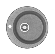 AQUATON Кухонная мойка Иверия 480 мм., серая (1A711032IV230) 1A711032IV230