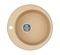 AQUATON Кухонная мойка Иверия 480 мм., латте (1A711032IV260) 1A711032IV260