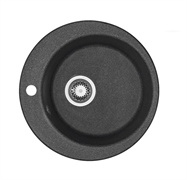 AQUATON Кухонная мойка Иверия. 480мм., графит (1A711032IV210) 1A711032IV210