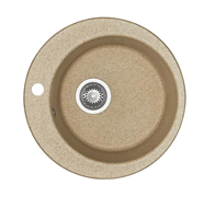 AQUATON Кухонная мойка Иверия 480мм., цвет песочный (1A711032IV220) 1A711032IV220