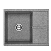 AQUATON Кухонная мойка Делия 65, серая (1A718632DE230) 1A718632DE230