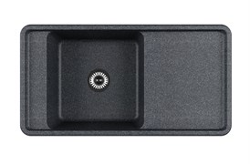 AQUATON Мойка для кухни Беллис 97 графит (1A725132BS210) 1A725132BS210