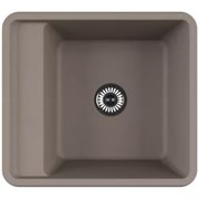 AQUATON Кухонная мойка Беллис 57 Серый шелк (1A724932BS250) 1A724932BS250