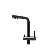SANCOS Смеситель для кухни Foster с возможностью подключения фильтра для воды, цвет черный матовый, арт. SC4013MB SC4014MB
