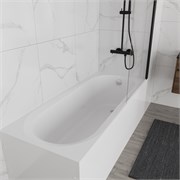 VINCEA Ванна акриловая VBT-2B170-LG с ножками 1700*700*480, пристенная, цвет белый VBT-2B170-LG