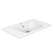 VINCEA Раковина VCB-2VP800W из искусственного камня, цвет белый VCB-2VP800W