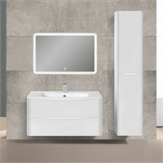 VINCEA База под раковину Paola 1000 подвесная, 2 выкатных ящика soft close, G.White VMC-2P100GW