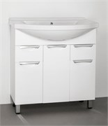 STYLE LINE Тумба с раковиной Style Line Жасмин 80 (2 ящ.) под умывальник Эльбрус 80 ЛС-00000038