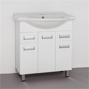 STYLE LINE Тумба с раковиной Style Line Ирис 75 (2 ящ.) под умывальник Байкал 75 ЛС-00000017