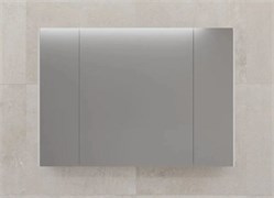 STYLE LINE Зеркальный шкаф "ЛИМА 100" эмаль, графит ЛС-00002343