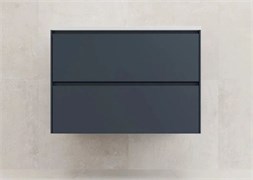 STYLE LINE Тумба подвесная "ЛИМА 80" эмаль, под раковину LINE 80, 2 ящ., PLUS, графит ЛС-00002355