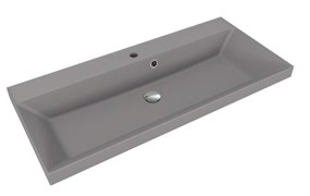 STYLE LINE Умывальник ASTI 1000x450 кварц, серый шелк СС-00002479