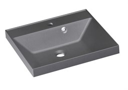 STYLE LINE Умывальник ASTI 500x450 кварц, серый шелк СС-00002486