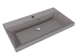 STYLE LINE Умывальник ASTI 800x450 кварц, серый шелк СС-00002476