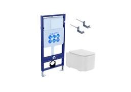 SET AQUATEK КВАДРО T-KKI (рама AQUATEK Standard INS-0000012+крепежа KKI-0000002 +унитаз AQ1515T-00 КВАДРО с тонким сиденьем soft-close) SET AQUATEK КВАДРО T-KKI