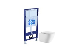 SET AQUATEK ЛИБЕРТИ (рама AQUATEK Standard INS-0000012 (без крепежа и клавиши) + унитаз ЛИБЕРТИ AQ1999T-00 с тонким сиденьем sc) SET AQUATEK ЛИБЕРТИ
