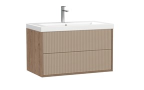 CERSANIT Тумба под раковину подвесная CLASSIC RIBBLE 80 для COMO 80 бежевый (69278) 69278