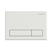 AZARIO Кнопка смыва механическая, двойной смыв, прямоугольные кнопки, белый глянцевый (AZ-ИУ00013) AZ-ИУ00013
