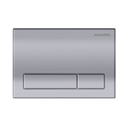 AZARIO Кнопка смыва механическая, двойной смыв, прямоугольные кнопки, хром глянцевый (AZ-ИУ00014) AZ-ИУ00014
