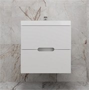 STYLE LINE Тумба подвесная "Матис 60" под ASTI 60 (2 ящика), Белый матовый, ЭМАЛЬ ЛС-00002444
