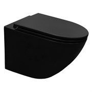 AZARIO Grado Унитаз подвесной 370х490х360 безободковый, слив 