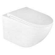 AZARIO Bonelle Унитаз подвесной 345х490х350 безободковый, смыв 