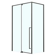 AZARIO Душевое ограждение распашное MALE 1200х900х1950 прозрачное стекло 6 мм, профиль черный матовый (AZ-J50-12090-MB-CL) AZ-J50-12090-MB-CL