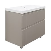 AZARIO Комплект Тумба Viola 100/2Н 1000х450х850 напольная, с раковиной Астория 100, бежевый (CS00097147) CS00097147