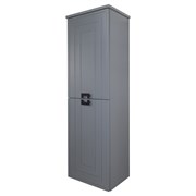 AZARIO Пенал подвесной ARMARIO 400х330х135 левосторонний, серый матовый (CS00096919) CS00096919