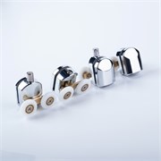 IDDIS Ролики 2 верхних, 2 нижних двойные, D=23 мм хром, стекло 5-6 мм (966D23C6DZ) 966D23C6DZ